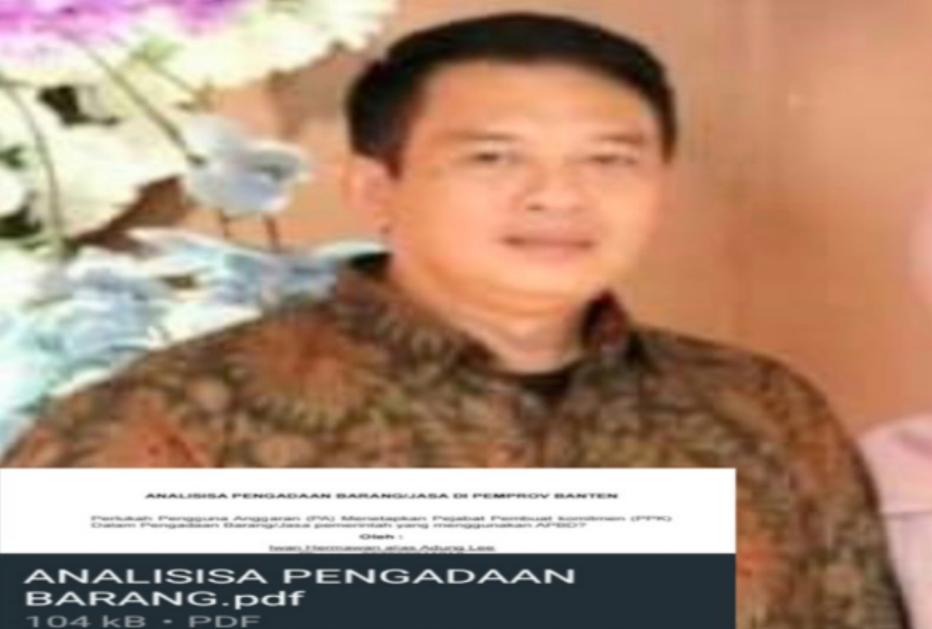 IMG_20241017_175556 Catatan Adung Lee: Hasil Analisis Pengadaan Barang/Jasa di Pemprov Banten "KREDO HUT BANTEN KE 24"