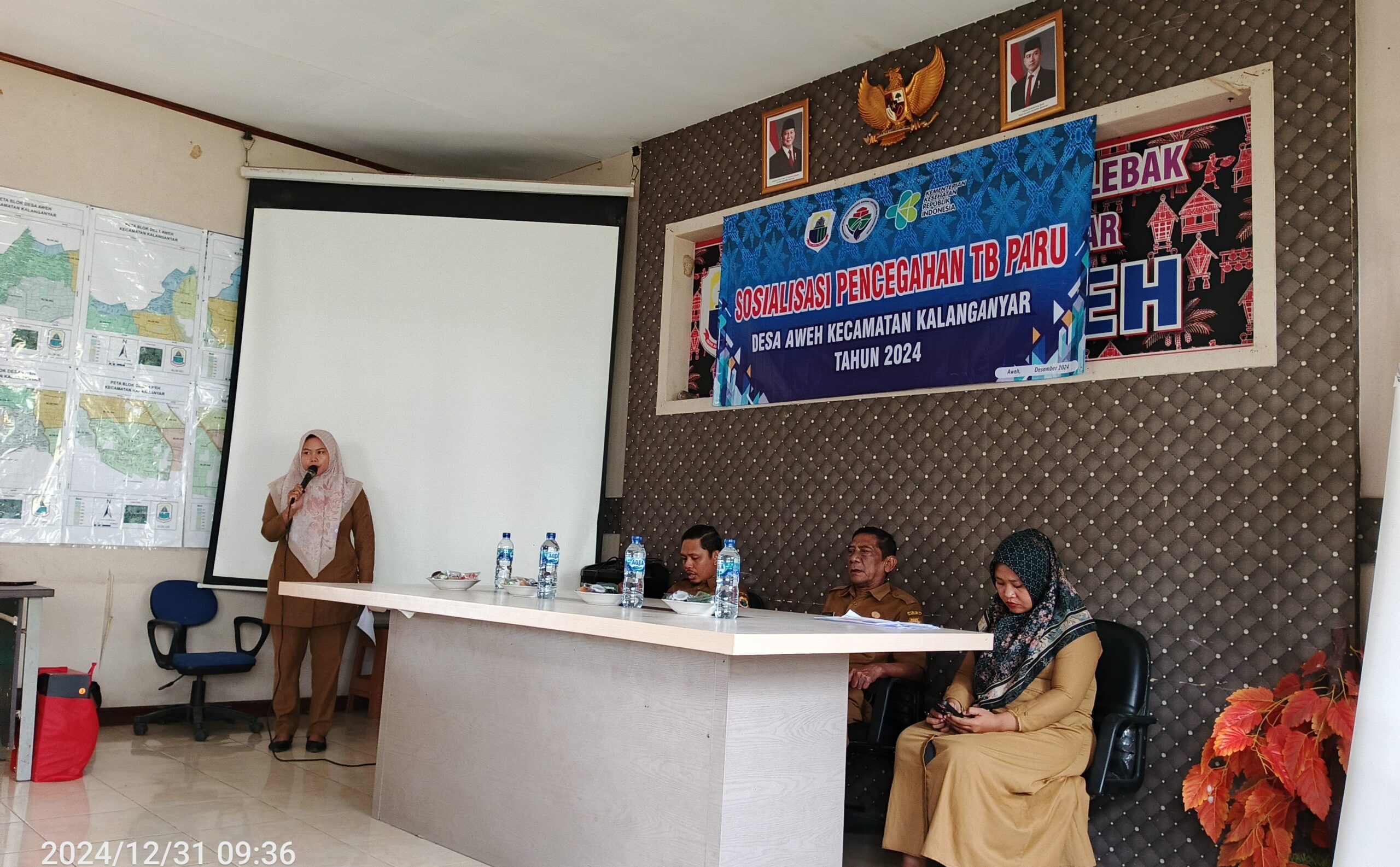 Desa Aweh Melaksanakan Sosialisasi Pencegahan TB Paru