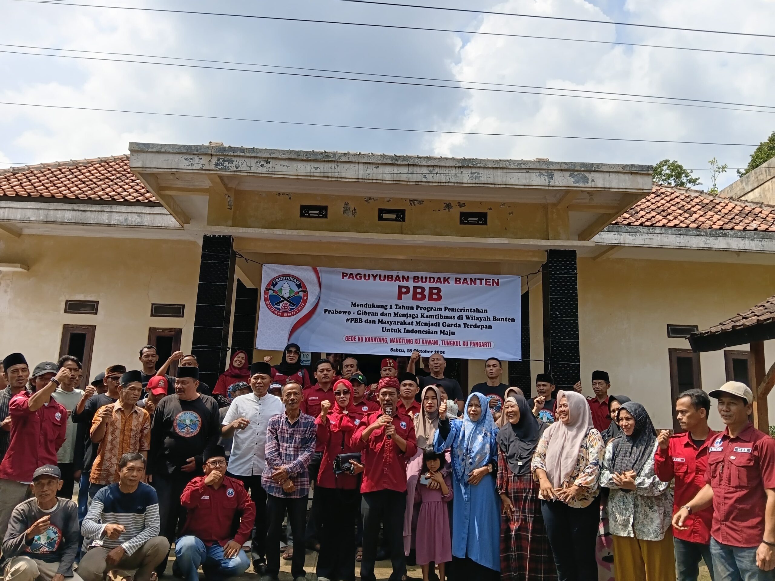 Paguyuban Budak Banten (PBB) Gelar Baksos Dalam Rangka Mendukung Satu Tahun Kepemimpinan Prabowo Gibran