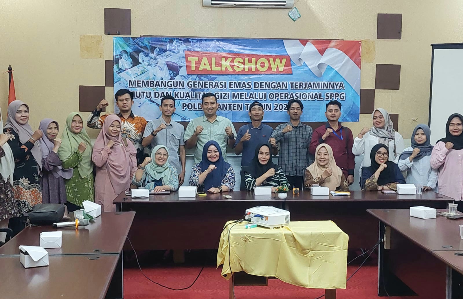 SPPG Polda Banten Siap Jadi Role Model: Jaga Mutu dan Gizi Berkualitas Demi Generasi Emas 2045.