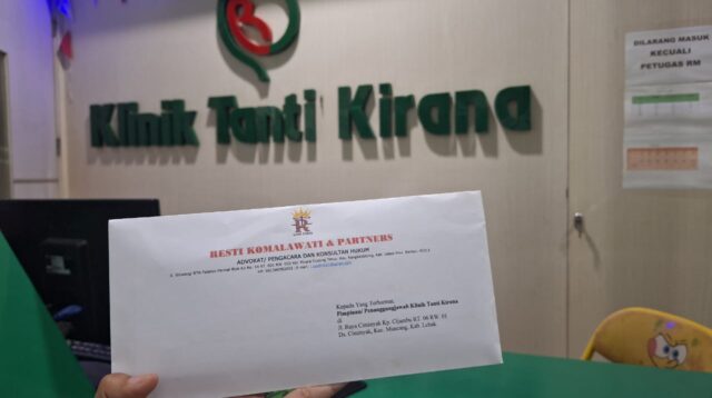 Kelurga Pasien Keguguran Usai Berobat di Klinik Tanti Kirana, Diduga Dapat Intimidasi Dari Pemilik Klinik