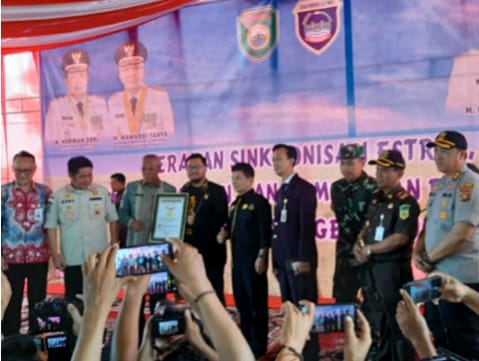 Gubernur Sumsel H. Herman Deru, Apresiasi Kinerja Polres Oku Timur