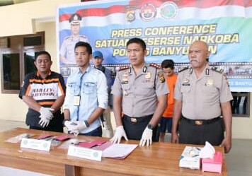 Sat resnarkoba Polres Banyuasin Mengungkap Kasus Narkotika Dengan Modus Baru