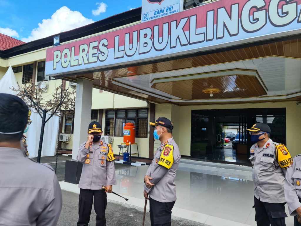 Kapolda Bengkulu pantau Pos Pantau Covid-19 yang berbatsan dengan Kota Lubuklinggau