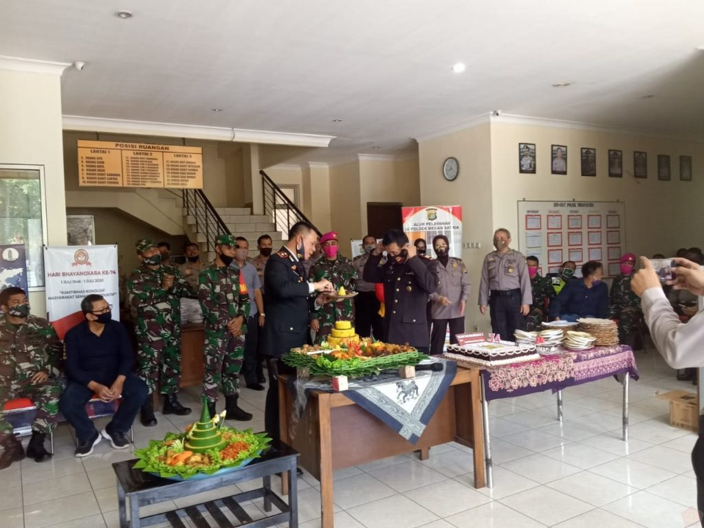 Yon Roket 1 Mar Bikin Suasana Tegang Di Polsek Medan Satria