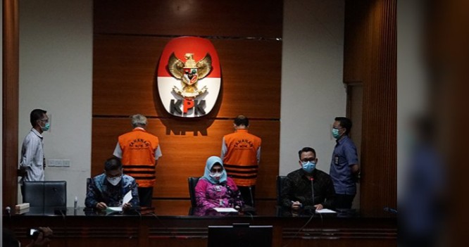 KPK Tahan Tersangka Korupsi Perkara Pengadaan Citra Satelit Resolusi Tinggi 20210121 173132