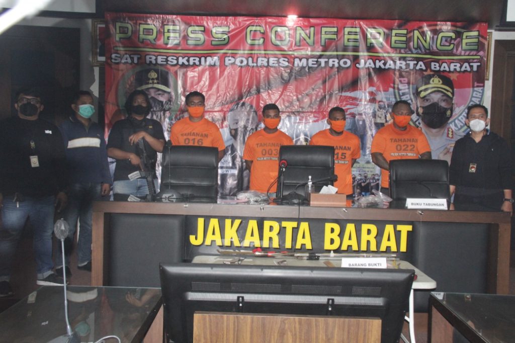 Polisi Tetapkan 4 Orang Tersangka Kasus Penembakan di Taman Sari