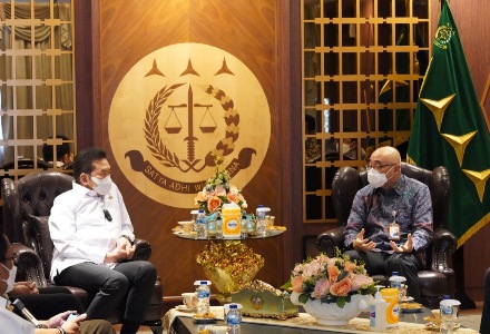 Koordinasi Dalam meningkatkan Kerja Sama , Kepela BKN Kunjungi Kejaksaan Agung abadankepegawaian