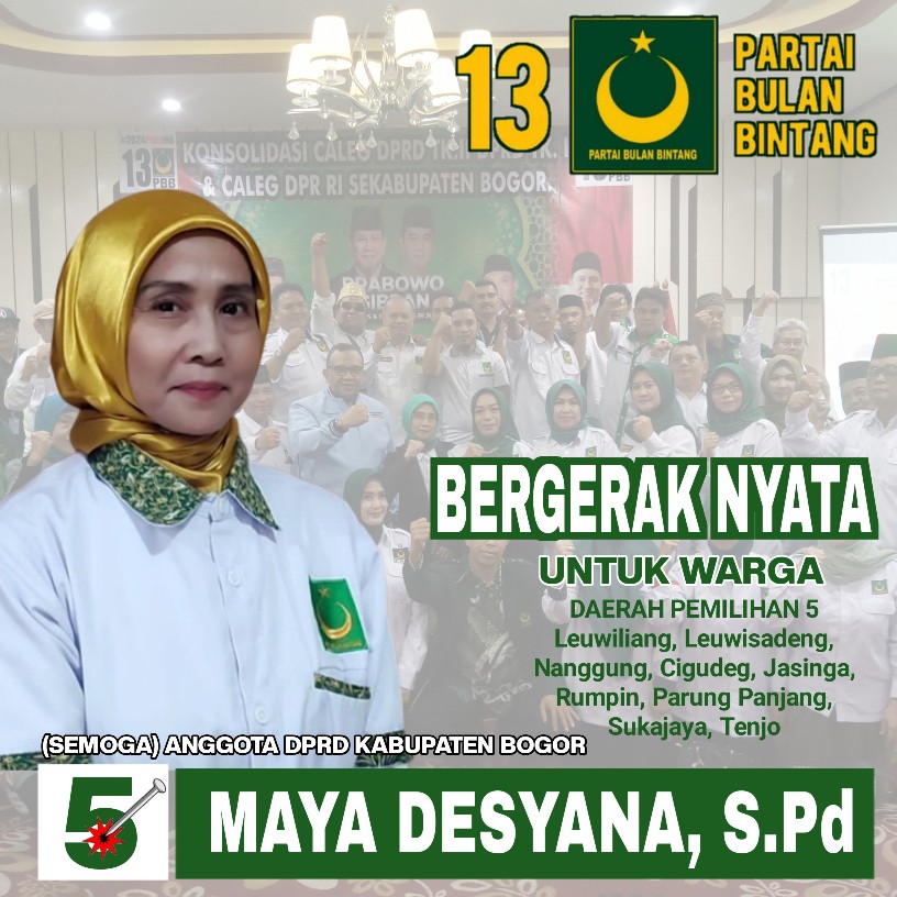 Maju Dipileg 2024, Maya Desyana Berharap Dapat Dukungan dari Masyarakat Leuwiliang