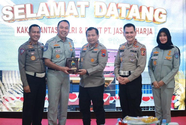 Kapolda Jatim Mendapatkan Kunker Dari Kakorlantas Polri Dan PT. Jasa Raharja