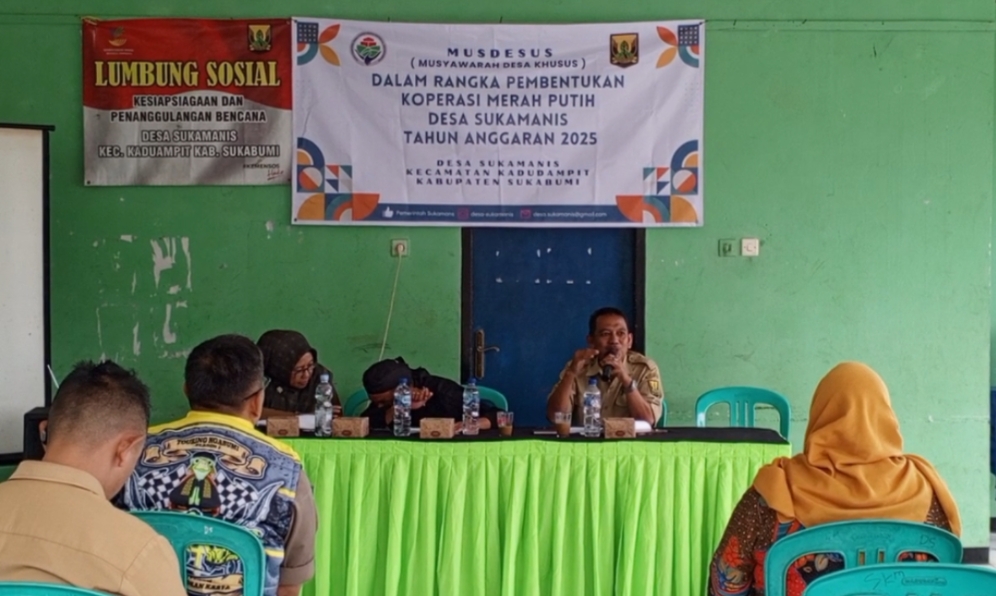 Dalam Rangka Pembentukan Koperasi Merah Putih, Desa Sukamanis Gelar Musdesus Dalam Rangka Pembentukan Koperasi Merah Putih, Desa Sukamanis Gelar Musdesus
