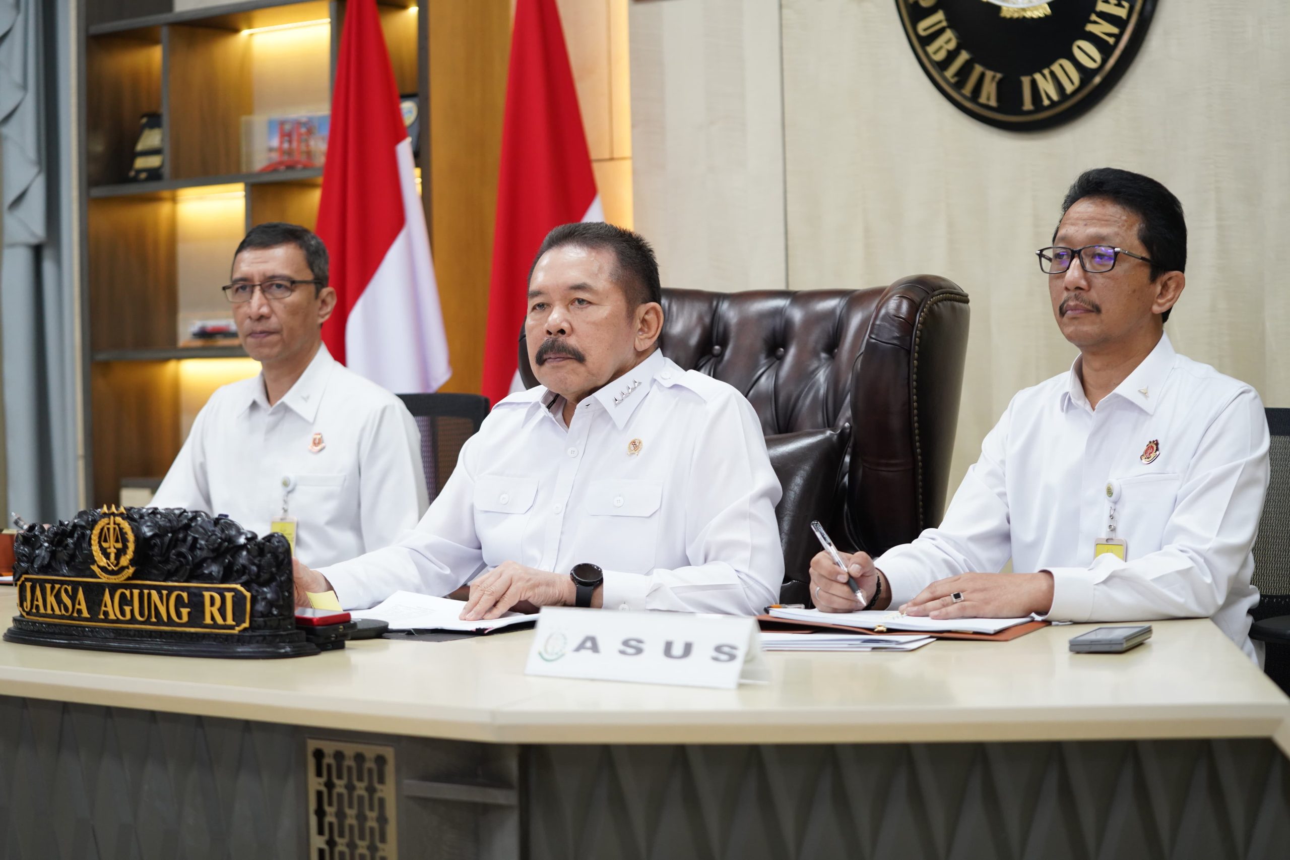 Kunjungan Kerja Virtual, Jaksa Agung Ajak Aparatur Kejaksaan Kawal RUU KUHAP dan Asta Cita Pemerintah
