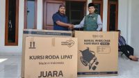 PSM Kecamatan Kadudampit Serah Kan Bantuan Kursi Roda Kepada Warga Disabilitas