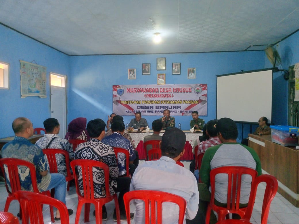 Desa Banjar Gelar Musyawarah Desa Khusus Ketahanan Pangan