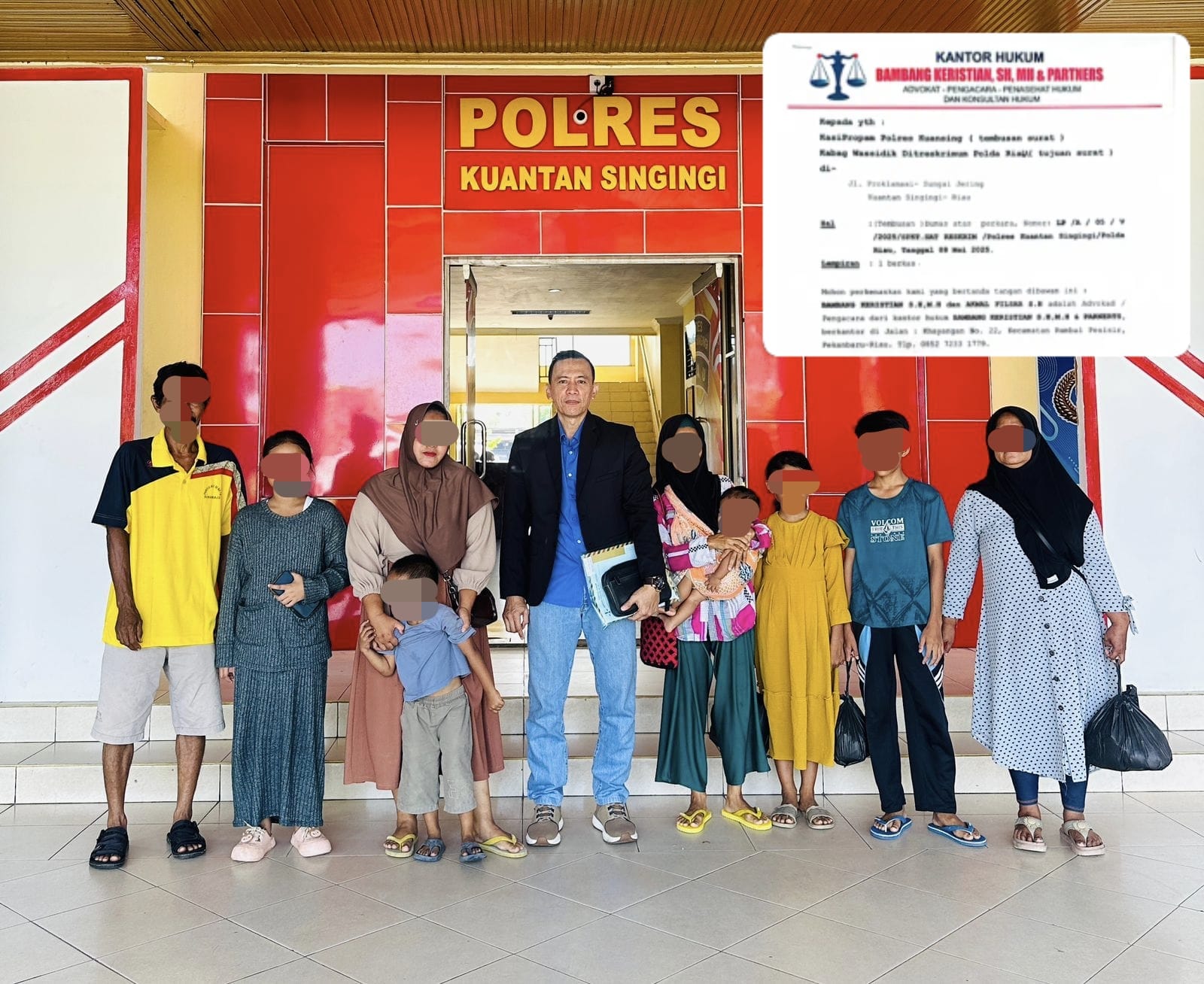 Pengacara Dua Tersangka PETI Laporkan Penyidik Polres Kuansing ke Propam Pengacara Dua Tersangka PETI Laporkan Penyidik Polres Kuansing ke Propam