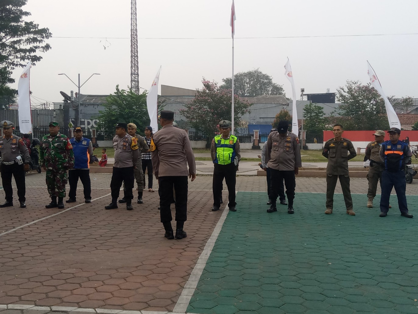 Amankan Malam Takbir Idul Adha, Polsek Leuwiliang Gelar Apel Sore Bersama Instansi Terkait