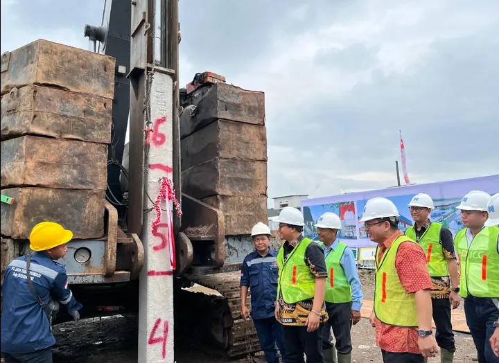 Pemancangan Tiang Pancang Pasar Rakyat Leuwiliang: Langkah Awal Kebangkitan Ekonomi Pasca Kebakaran