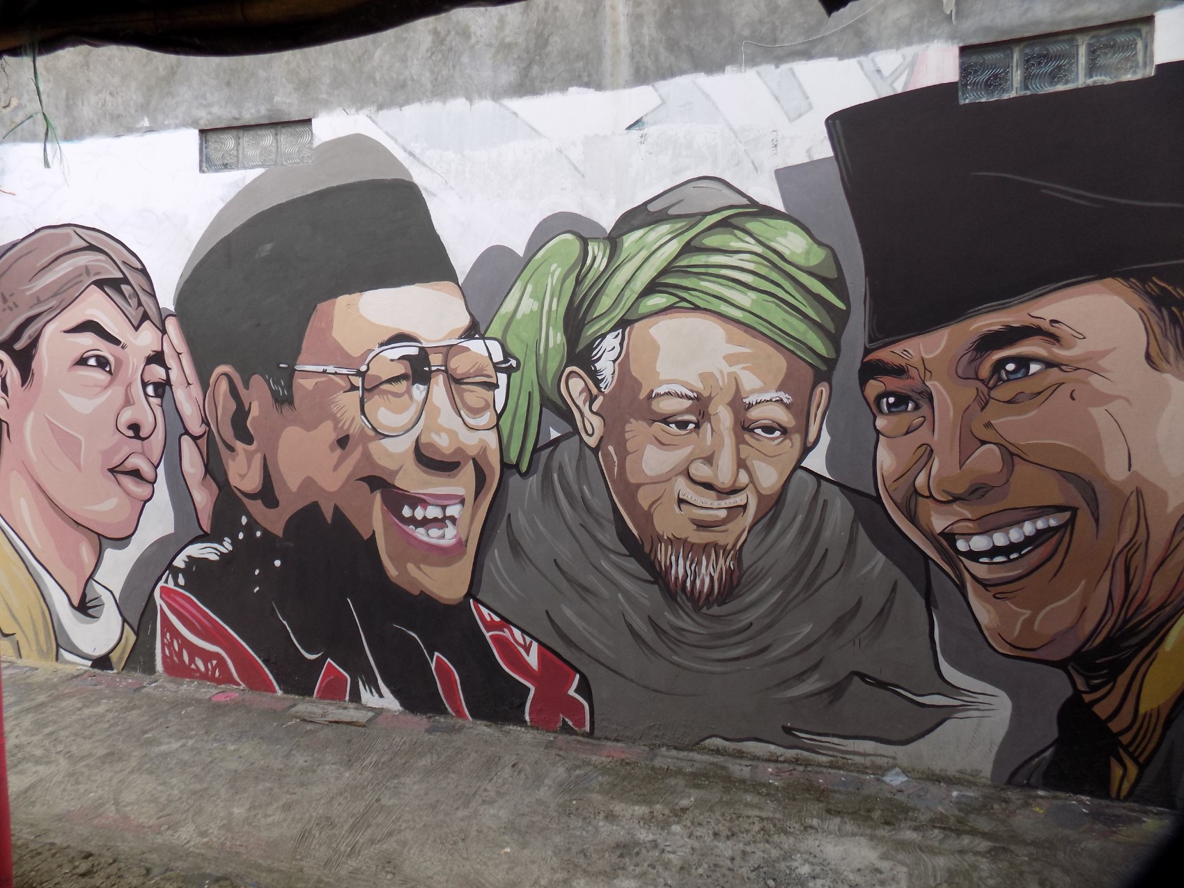 Wajah Para Tokoh Nasional Abadi di Mural, Edukasi Sejarah Lewat Seni Jalanan