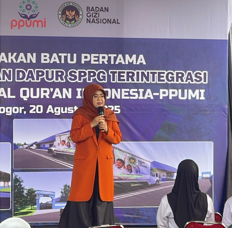 Peletakan Batu Pertama Dapur Sehat Terintegrasi Program Makan Bergizi Gratis di Bogor