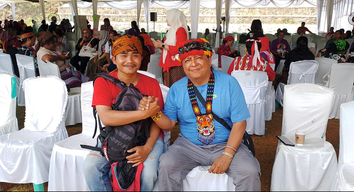 Tokoh Adat Ekuador Hadiri HIMAS 2025 di Banten, Serukan Solidaritas Masyarakat Adat Dunia