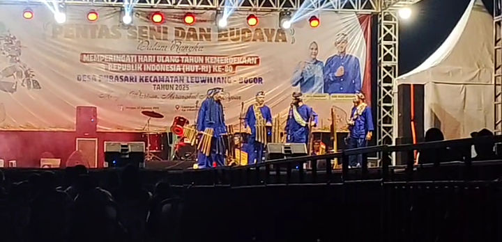 Pentas Seni Budaya Meriahkan HUT RI ke-80, Desa Purasari