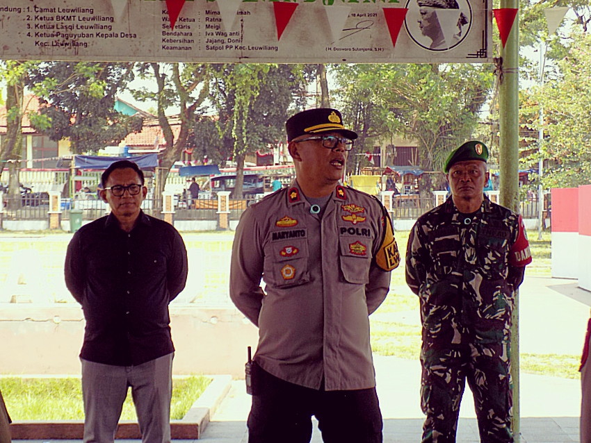 Forkopimcam Leuwiliang Gelar Apel Siaga, Fokus Cegah Provokasi dan Gangguan Kamtibmas