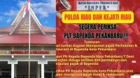 Unjuk Rasa di Depan Bapenda Pekanbaru, Mahasiswa Soroti Dugaan Manipulasi Pajak