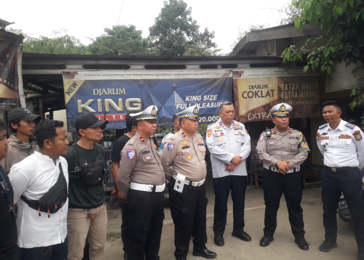 Setelah di Grudug Masyarakat, Polantas dan Dishub Turun Langsung ke Jalan untuk Mentertibkan Lalu Lintas Angkutan Tambang