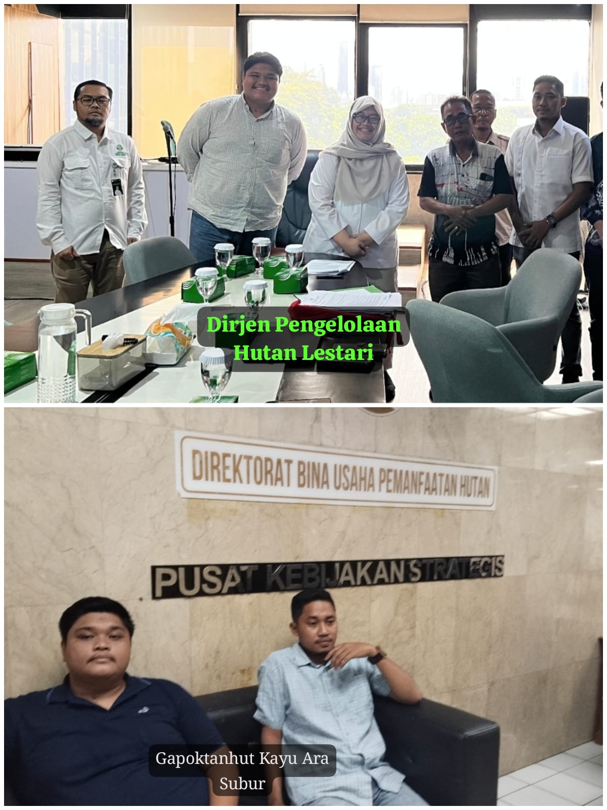 Gapoktanhut Kayu Ara Subur Mengadu ke Dirjen PHL Soal Perizinan PBPH Gapoktanhut Kayu Ara Subur Mengadu ke Dirjen PHL Soal Perizinan PBPH