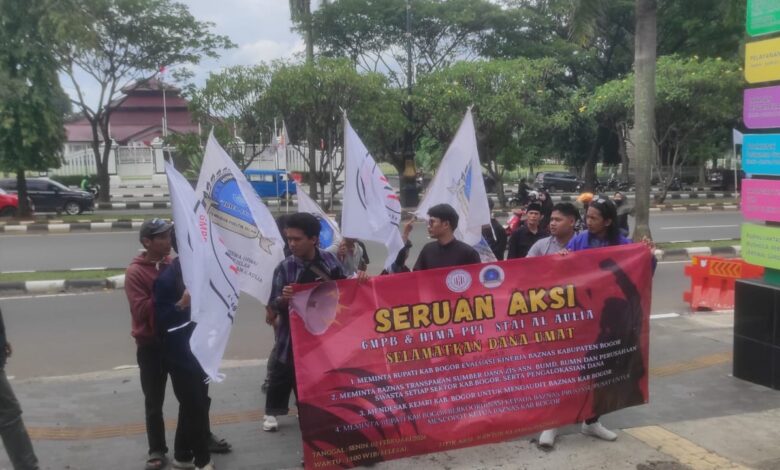 HIMA PPI STAI Al Aulia dan GMPB Serukan Aksi Selamatkan Dana Umat di Baznas Kabupaten Bogor HIMA PPI STAI Al Aulia dan GMPB Serukan Aksi Selamatkan Dana Umat di Baznas Kabupaten Bogor