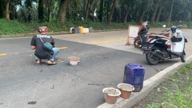 Negara Dinilai Lalai, Pemuda Bogor Barat Turun Tangan Perbaiki Jalan Nasional Berlubang