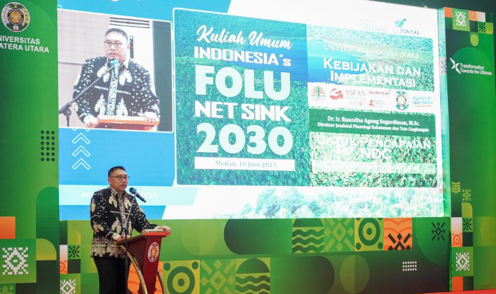 KLHK Sosialisasikan FOLU Net Sink 2030 ke Mahasiswa di Sumatera Utara