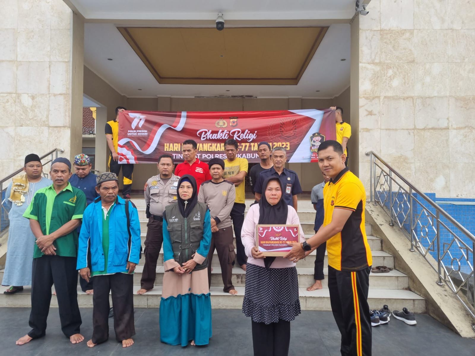 Sambut Hari Bhayangkara ke-77, Polres Sukabumi Kota Gelar Bakti Religi