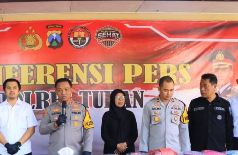Polres Tuban Ungkap Kasus Penipuan Memperdaya Wanita, Diduga Dengan Berkedok Oknum polisi