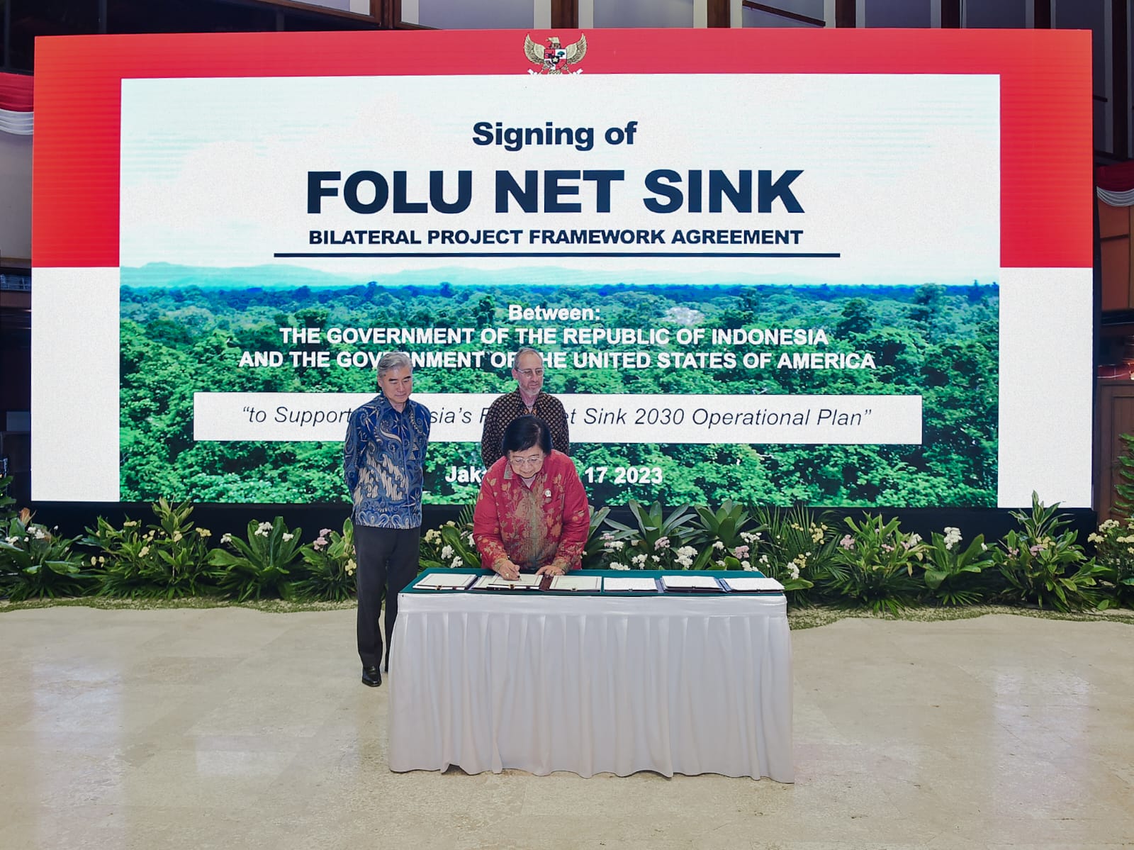 The Governments of Indonesia and the United States of America Launch New Climate and Conservation Partnership