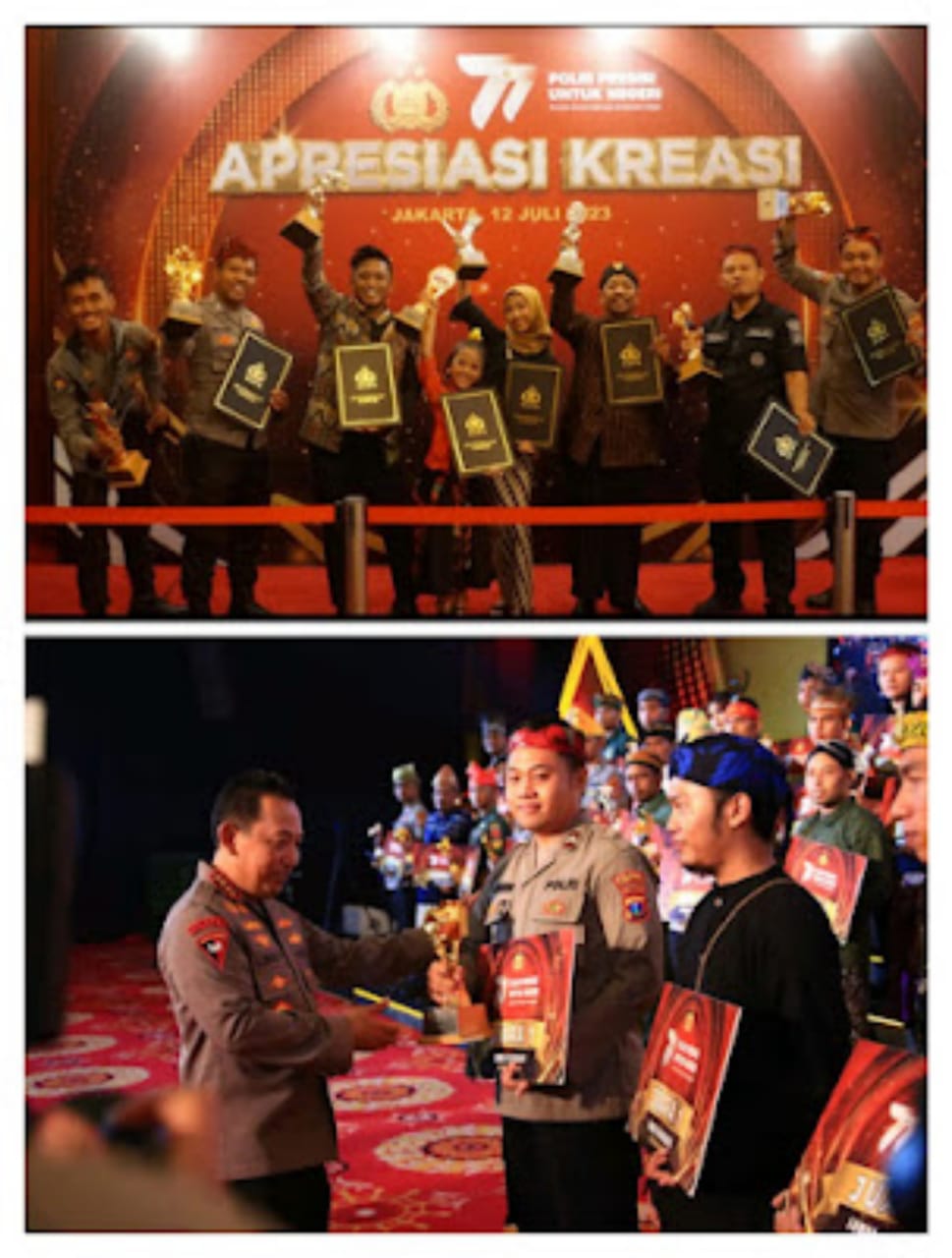 Polda Jatim Merayakan Bhayangkara ke- 77 Menggelar Lomba Konten Kreatif