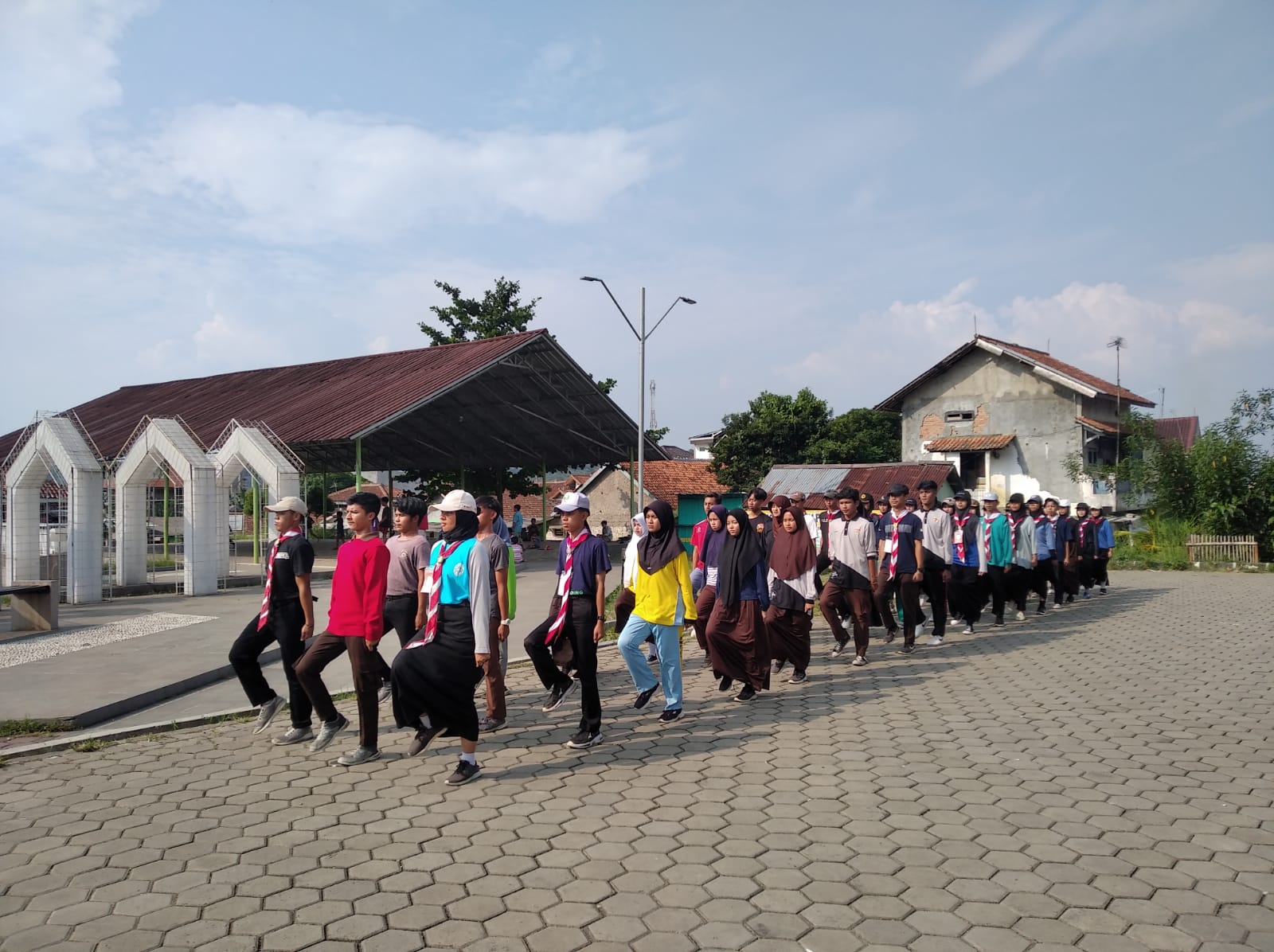 Pasukan Unit Satria Wiratama Role Modelnya Pramuka Penegak pandega di Kwartir Ranting Leuwiliang