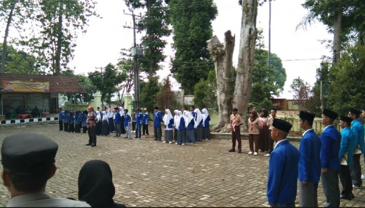 Peringati Hari Sumpah Pemuda 28 Oktober, Pemuda Pemudi Kecamatan Kadudampit Gelar Upacara