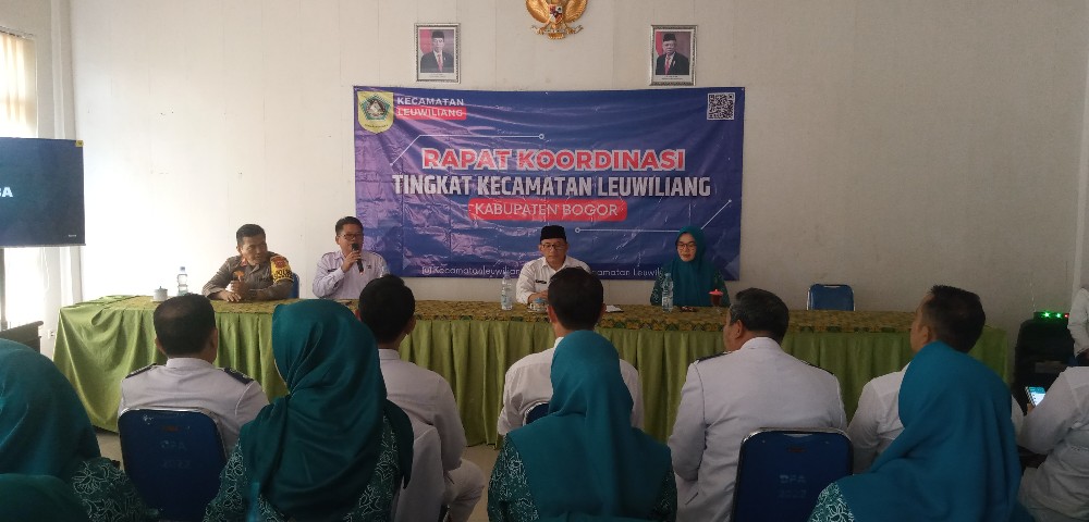 Pemerintah Kecamatan Leuwiliang gelar Rapat Koordinasi