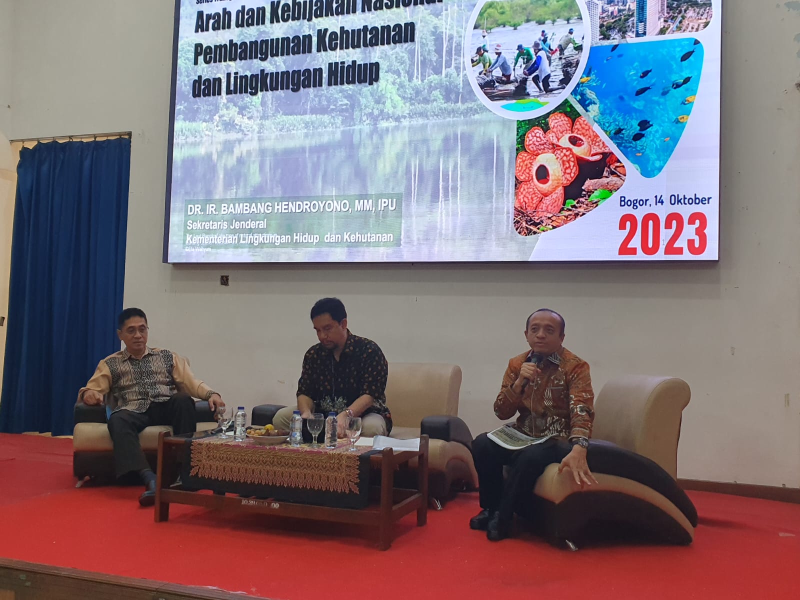 Sekjen KLHK dan Dirjen PHL Sampaikan Kuliah Umum FUCo di IPB University