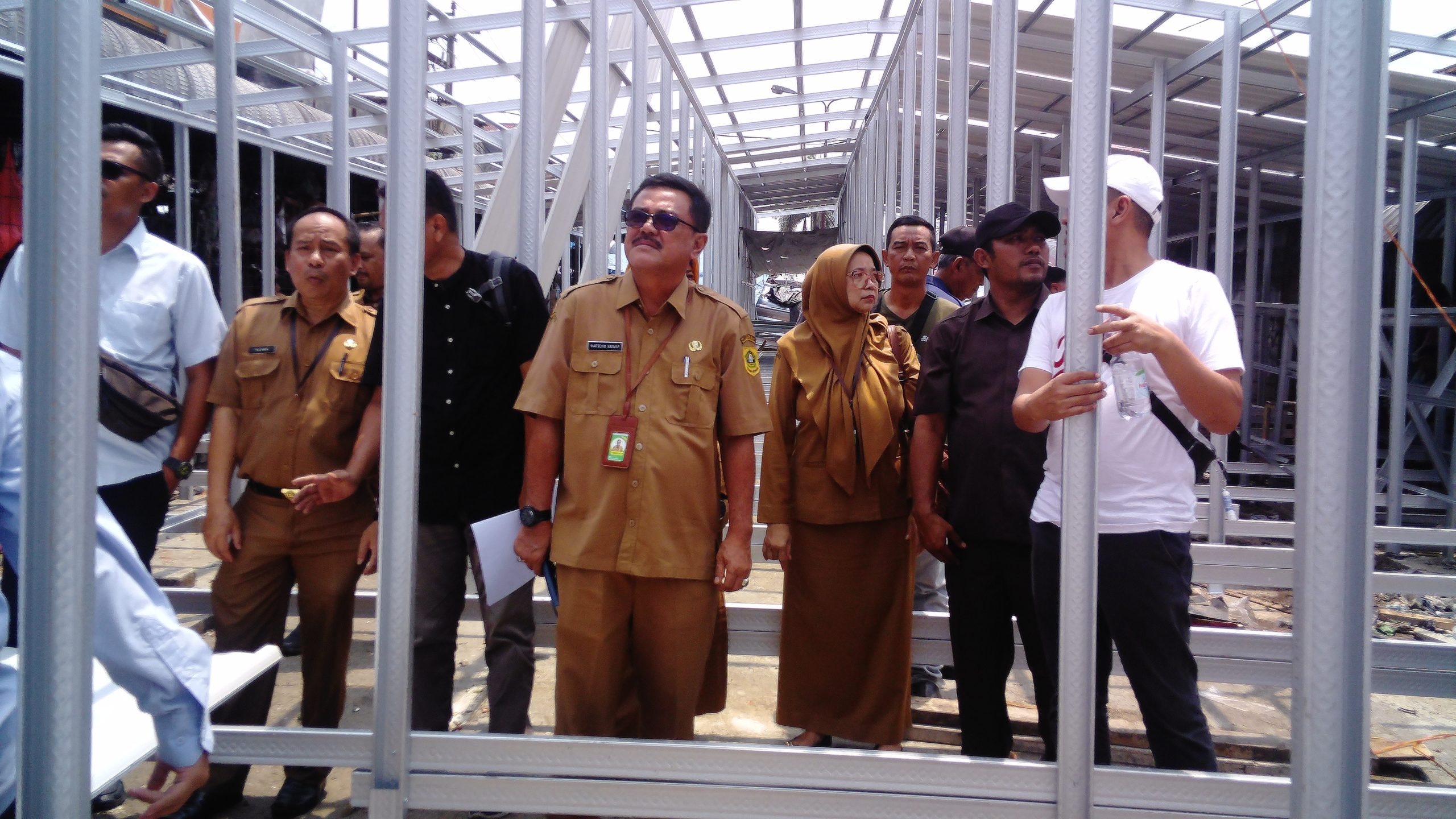 Disdagin Kabupaten Bogor Monitoring Pembangunan TPS Dipasar Leuwiliang Disdagin Kabupaten Bogor Monitoring Pembangunan TPS Dipasar Leuwiliang