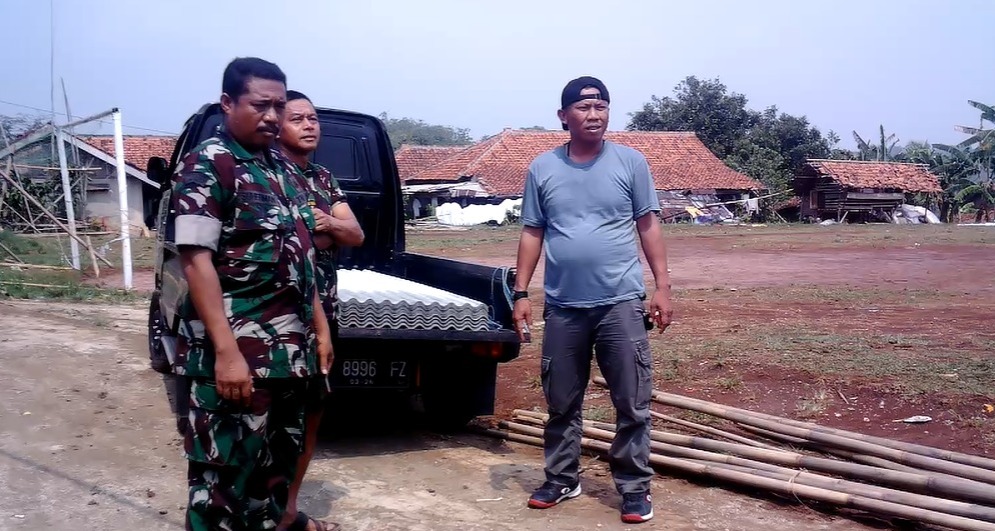 Tujuh Rumah Di Desa Ciaruten Ilir Kabupaten Bogor Rusak Di Terjang Puting Beliung, Kades Kirim Bantuan
