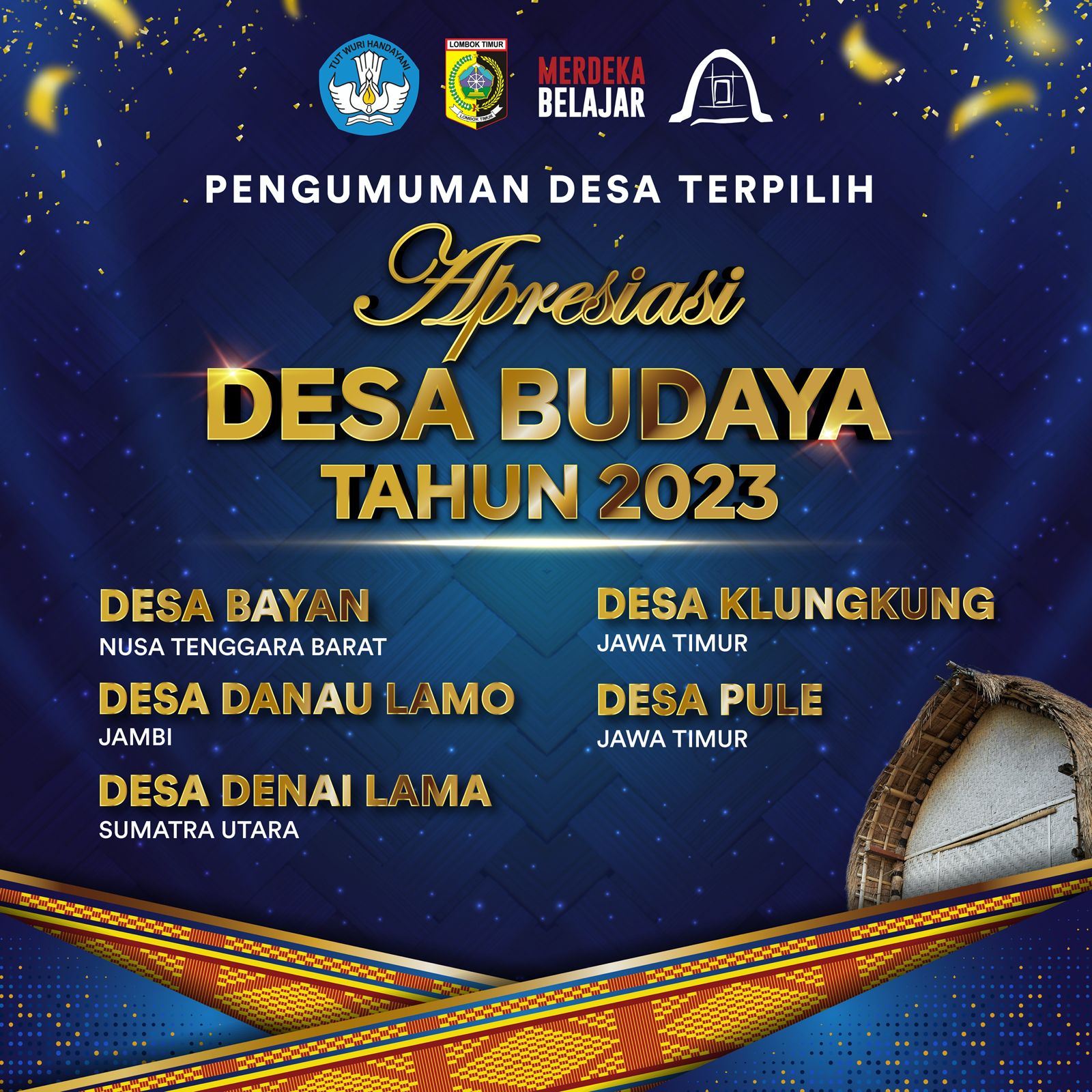 Apresiasi Desa Budaya: Wujud Pengakuan dan Penghargaan Kemendikbudristek Untuk Pemajuan Desa