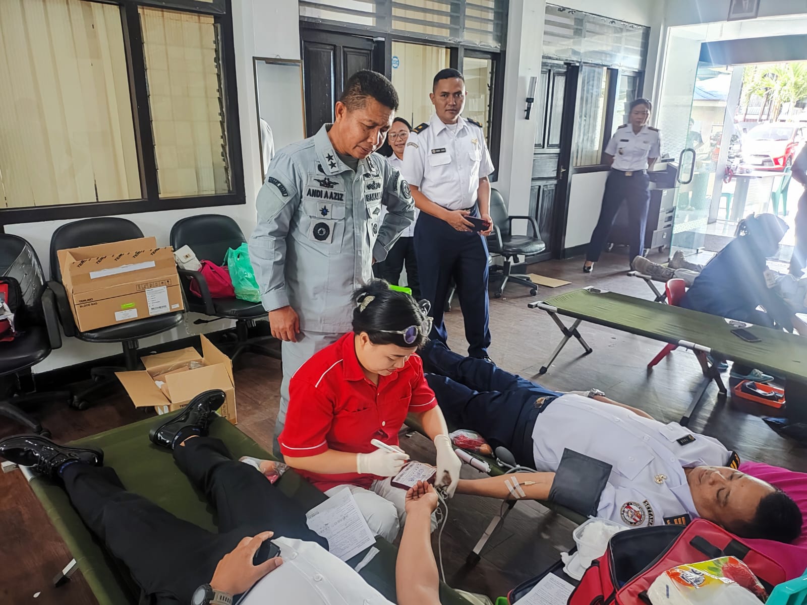 Bakamla RI Zona Tengah Gelar Donor Darah