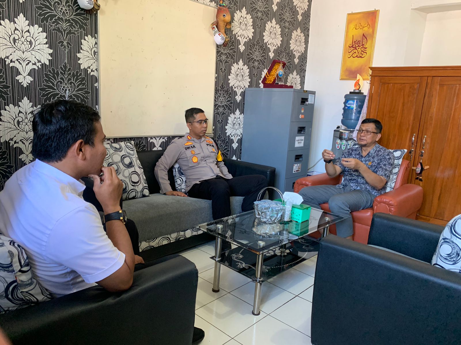 Pengamanan Tahapan Pemilu 2024 Kondusif, Kapolres Situbondo Kunjungi Kantor KPU dan Bawaslu