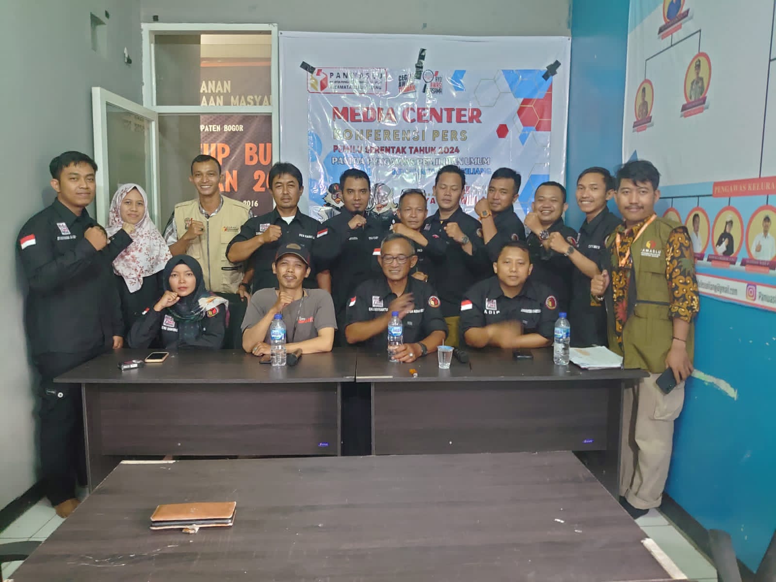 Panwaslu Kecamatan Leuwiliang Gelar Rakor dengan Awak Media