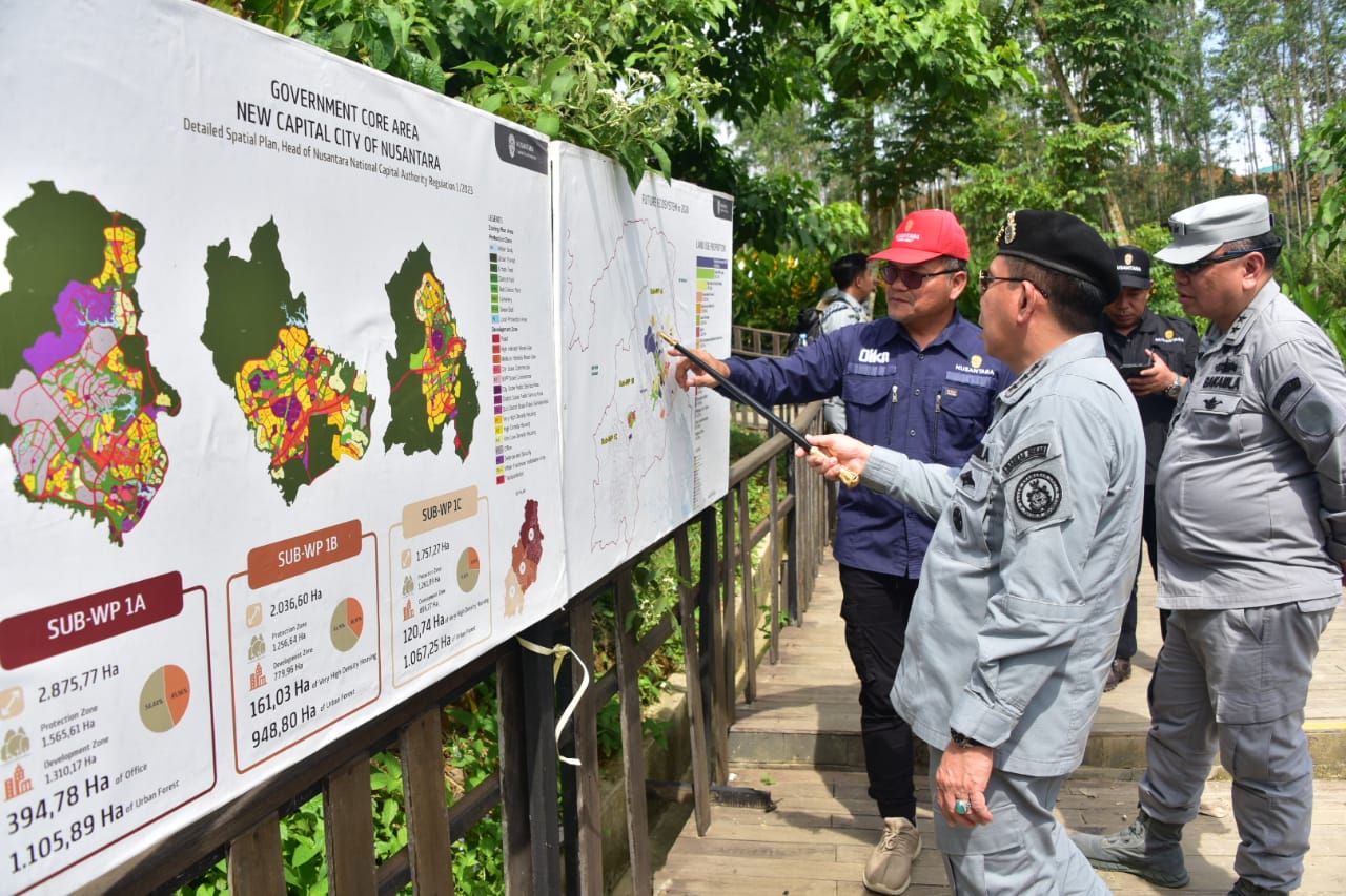 Kepala Bakamla RI Tinjau Lahan di IKN Nusantara Kepala Bakamla RI Tinjau Lahan di IKN Nusantara
