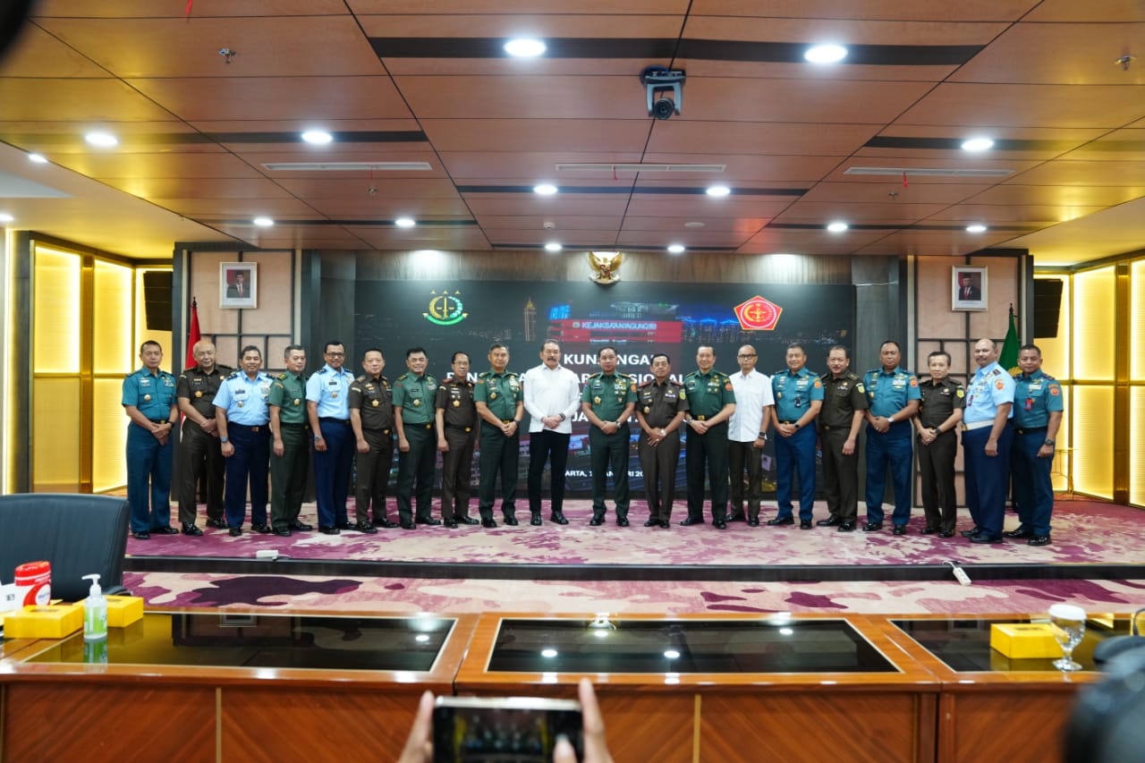 TNI dan Kejaksaan Agung RI Sinergikan Penegakan Hukum Koneksitas
