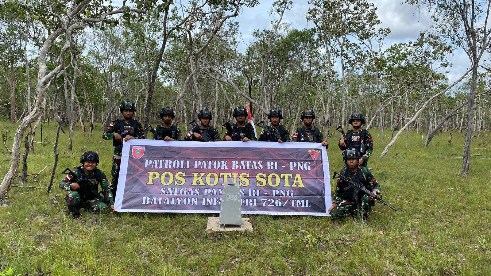 Program Patroli Pilar Patok Batas Untuk Memastikan Tegaknya Kedaulatan NKRI di Perbatasan RI-PNG