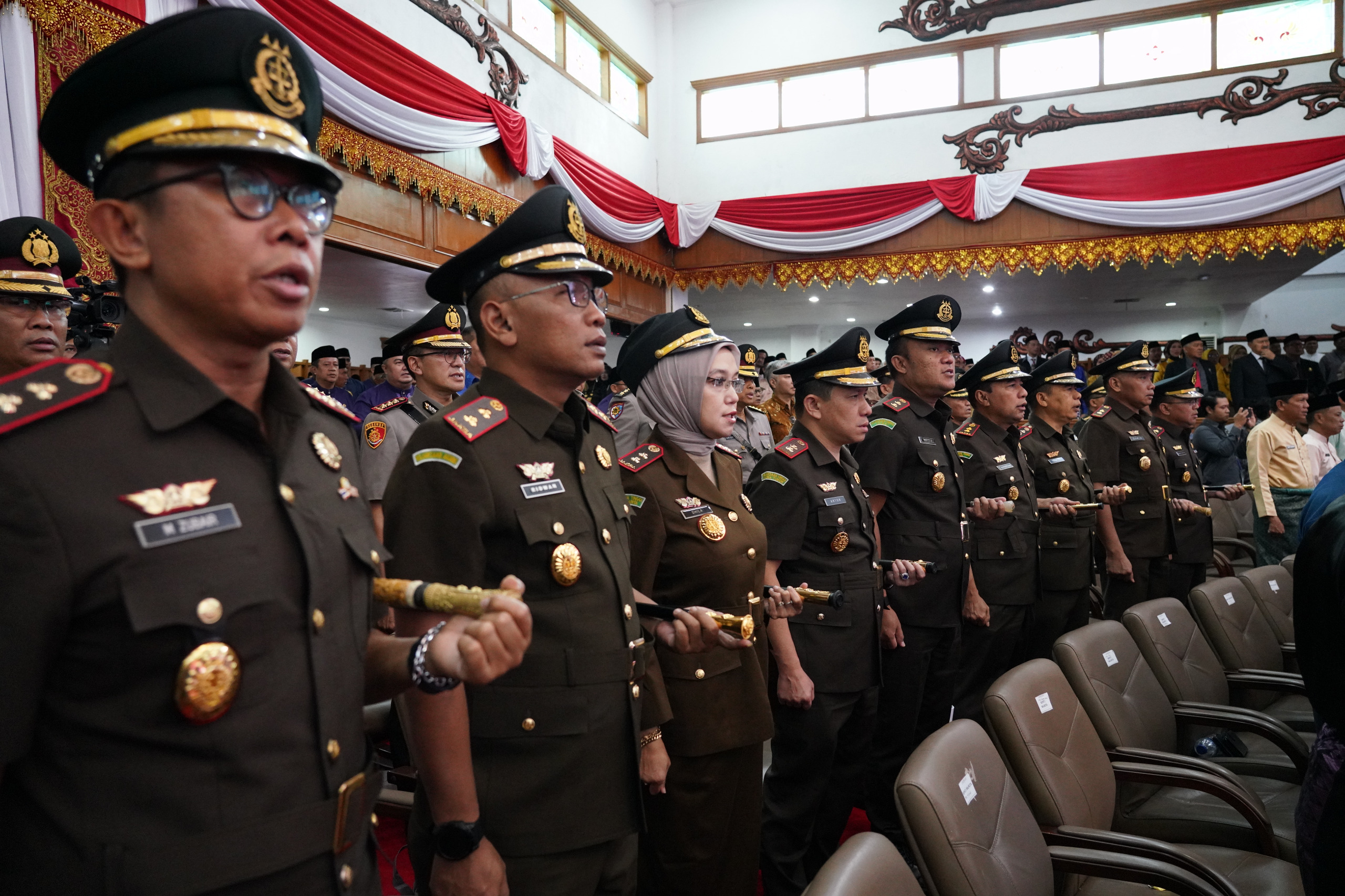Para Jaksa hadiri Rapat Paripurna DPRD Provinsi Jambi